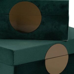 Green Velvet Jewelry Box
